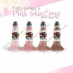 Mak's Pink Skintone Set - World Famous Tattoo Ink. 4 фл х 30 мл. США</p>