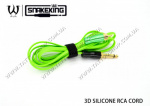3D GREEN силіконовий шнур з'єднання з RCA. 2400 мм. AVA</p></p>