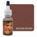 MEDIUM BROWN - Фарба для татуажу 'Custom Cosmetik'.16 мл.1 шт.США.