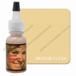 MEDIUM FLESH - Фарба для татуажу 'Custom Cosmetik'.16 мл.1 шт.США.