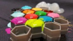 Hive Cups™ - 40 двухсторонние ,наборные колпачки для красок. Подставка. США