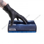 НАЯВНІСТЬ. Umbra Black Disposable Nitrile Gloves - S, M. 100 шт.</p>