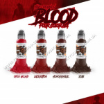 Maks Kornev Blood Set — World Famous Tattoo Ink. 4 фл Х 30 мл. США