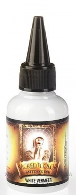 Tattoo Ink The company Lauro Paolini  - WHITE VERMEER 1oz Bottle